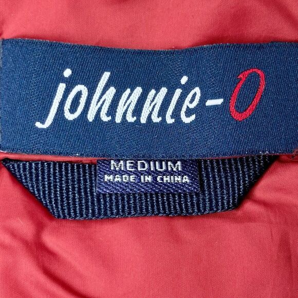 Johnnie-O Hudson Quilted Vest in Navy Blue/Rust Men’s M - Picture 5 of 7